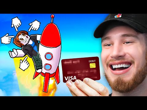 Spending $100,000  for the FASTEST ROCKET in Roblox Racing Rocket