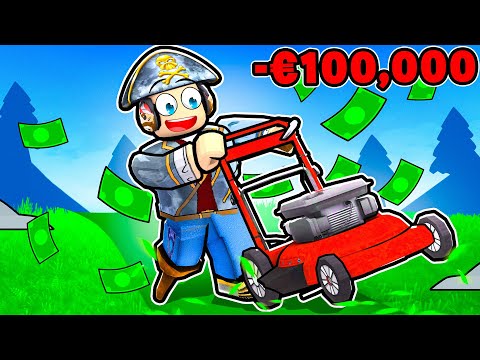SPENDO 100.000 ROBUX PER IL TAGLIAERBA DI LIVELLO MASSIMO! – ROBLOX