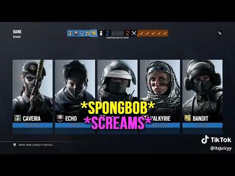 Spongebob on rainbow 6 Seige