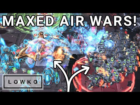 StarCraft 2: AIR WARS – MASS Battlecruiser vs Tempest! (Spirit vs DnS)