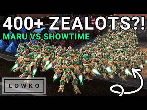 StarCraft 2: INSANE MACRO – ShoWTimE's 400+ ZEALOTS vs Maru!
