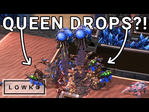 StarCraft 2: Scarlett's QUEEN DROPS vs Harstem!