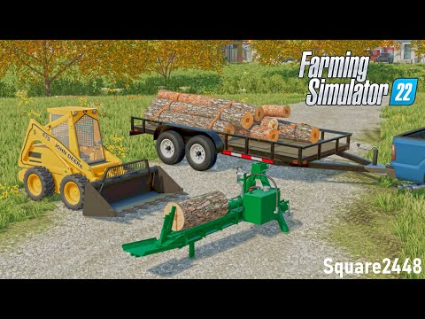 Starting A Firewood Business! | Farming Simulator 22