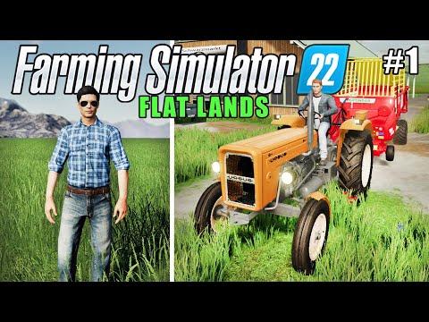 Starting with 0$ on a Flat Map … ep.1 🚜Farming Simulator 2022 timelapse