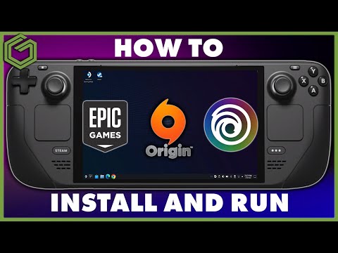 Steam Deck | Epic, Origin, Ubisoft Setup | Plus GE Proton, Custom Artwork, SD Card Installs & More