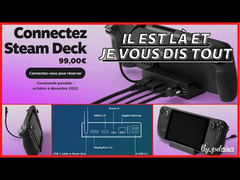 STEAM DECK Le Dock officiel est là, tenez-vous prêt!