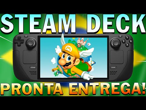 STEAM DECK PRONTA ENTREGA ! ZEROU as FILAS do MELHOR PC PORTÁTIL DO MUNDO!
