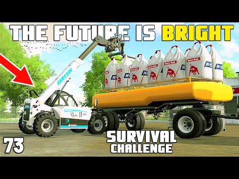 STRUGGLING TO £100,000 IN ONE EPISODE | Survival Challenge | Farming Simulator 22 – EP 73