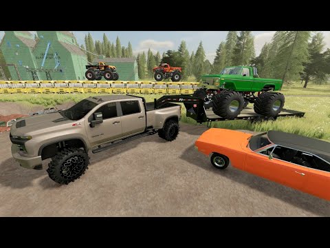 Stuntman tries world record Monster Truck jump | Farming Simulator 22