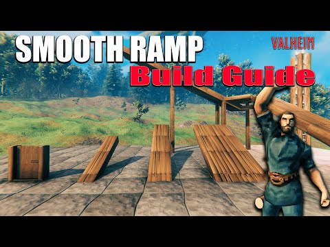 Super SMOOTH Ramps! | Valheim Build Guide