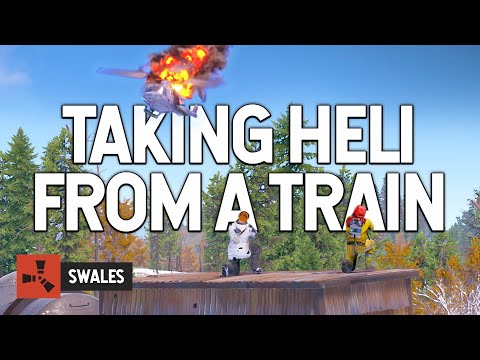 TAKING HELI FROM A TRAIN – RUST