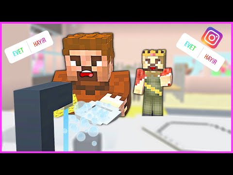 TAKİPÇİLER ZENGİN VE FAKİRİN BİR GÜNÜNÜ YÖNETİYOR! 😂 – Minecraft