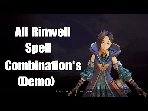 Tales Of Arise Demo All Rinwell Spell Combination's And Spreadsheet