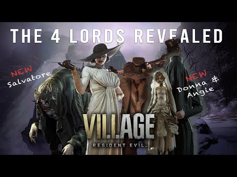 The 4 Lords Of Resident Evil Village Revealed | New Screenshots & Character Art