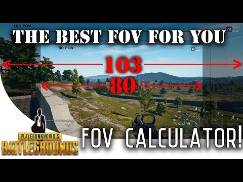 The Best FOV in PUBG! and FOV sensitivity calculator – PlayerUnknown's Battlegrounds