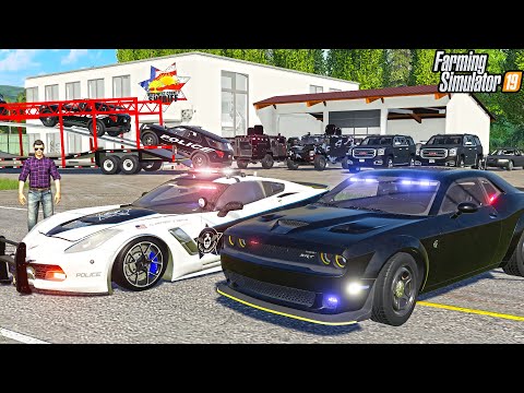 THE BEST POLICE STATION IN FARM SIM (FROM SCRATCH) | FARMING SIMULATOR 2019