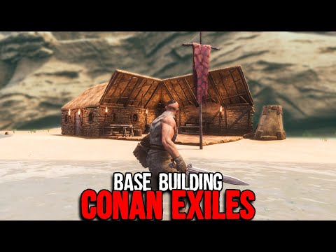 THE NEW BASE BUILDING IS AWESOME in Conan Exiles : Age of Sorcery