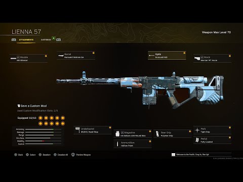the NEW LIENNA 57 LMG in WARZONE… (How to Unlock)