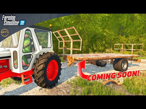 The old bale trailer returns!  | Available now in Farming Simulator 22 | A Mod in a minute!#shorts