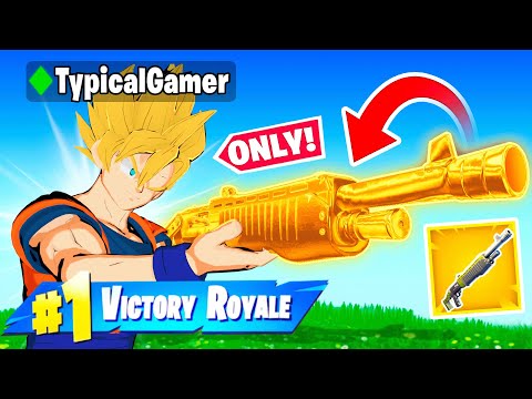 The PUMP SHOTGUN *ONLY* Challenge in Fortnite!