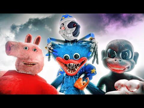 The Ultimate Creature Fights by Horror Skunx! (Huggy Wuggy, Moondrop, Peppa Pig & Cartoon Monkey)