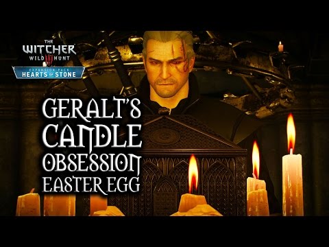 The Witcher 3: Wild Hunt – Hearts of Stone – Geralt's candle-lighting obsession (Easter Egg)