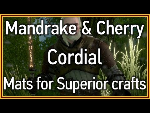 The Witcher 3: Wild Hunt – Mandrake & Cherry Cordial (Superior craft materials)