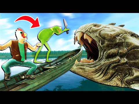 There's A MONSTER In TREASURE LAKE! (Garry's Mod)