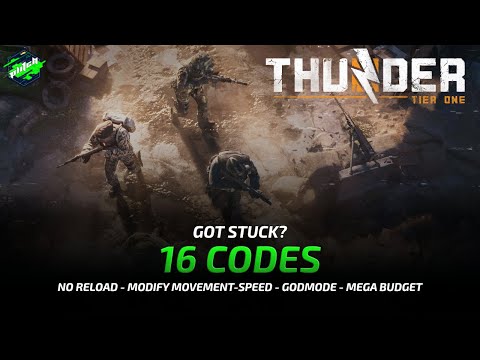 THUNDER TIER ONE Cheats: Add XP, No Reload, Godmode, … | Trainer by PLITCH