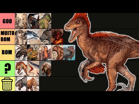 TIER LIST COMPLETA I Os melhores dinossauros/criaturas do ARK Survival Evolved