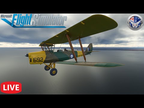 Tiger Moth – Point Cook to Lake Entrance Australia – Microsoft Flight Simulator