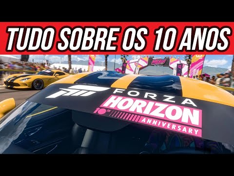 TODAS AS NOVIDADES DA SÉRIE 13 ESPECIAL 10 ANOS NO FORZA HORIZON 5!