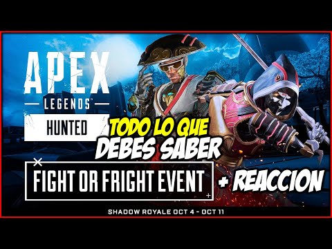 ¡Todo lo que debes saber sobre el "Fight or Fright" event! + Reaccion | Apex Legends HUNTED