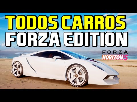 TODOS CARROS FORZA EDITION DE FORZA HORIZON 5