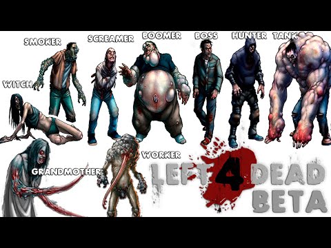 TODOS Los Infectados Que NO CONOCÍAS De Left 4 Dead | Artes Y Diseños Jamas Antes Vistos 2022