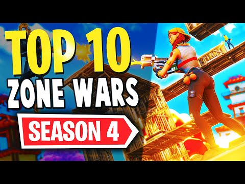 TOP 10 BEST ZONE WARS Creative Maps In Fortnite SEASON 4 | Fortnite Zone Wars Map Codes
