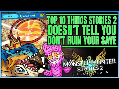 Top 10 Things You NEED to Know Before Playing Monster Hunter Stories 2! (Tips/Tricks – Spoiler Free)