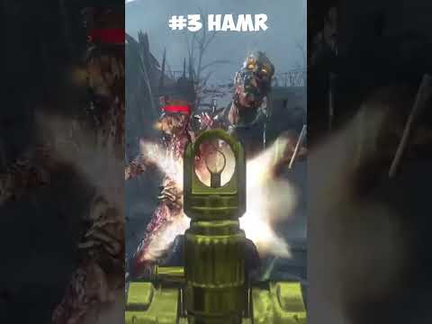 TOP 5 "LAS MEJORES ARMAS DE BLACK OPS 2 ZOMBIES" | TOP 5 COD ZOMBIES #shorts