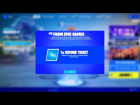 tout le monde a reçu un ticket sur fortnite !!