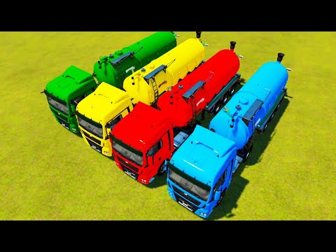 Transporting Tanker Trucks ! Farming Simulator 2022