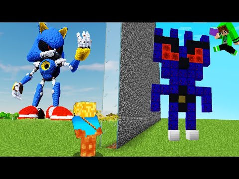 Trolei meu AMIGO com SONIC na BATALHA DE CONSTRUÇÃO do MINECRAFT