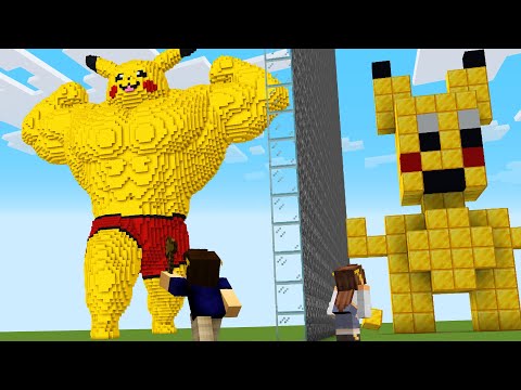 Trolei minha AMIGA com CONSTRUÇÃO ENGRAÇADA na BATALHA DE CONSTRUÇÃO do MINECRAFT