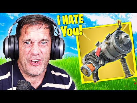 Trolling ANGRY Streamer With *NEW* Goo Gun in Fortnite!