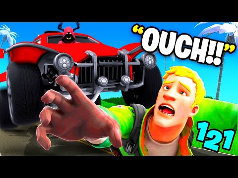 Trolling With ROCKET LEAGUE Car.. (Fortnite Update)