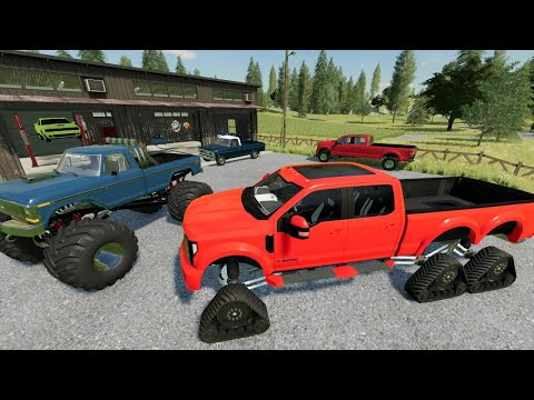 Turning old boring trucks into Monster Trucks | Farming Simulator 22