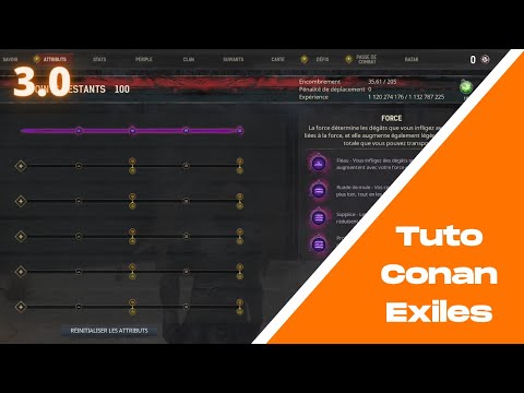 Tuto Conan Exiles : mise à jour 3.0 (Age of Sorcery) : les attributs corrompus