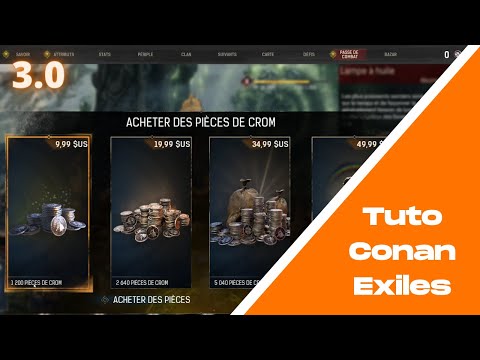 Tuto Conan Exiles : mise à jour 3.0 (Age of Sorcery) : les défis, le Passe de combat et le Bazar