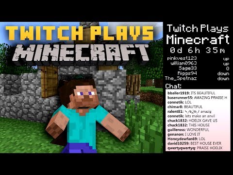 Twitch Plays Minecraft
