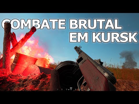 Um combate brutal nas trincheiras de kursk em hell let loose