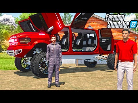 UM… THIS NEW TRUCK IS AWESOME! | CAN WE MAKE MILLIONS? (FS22 CHALLENGE) FARMING SIMULATOR 22